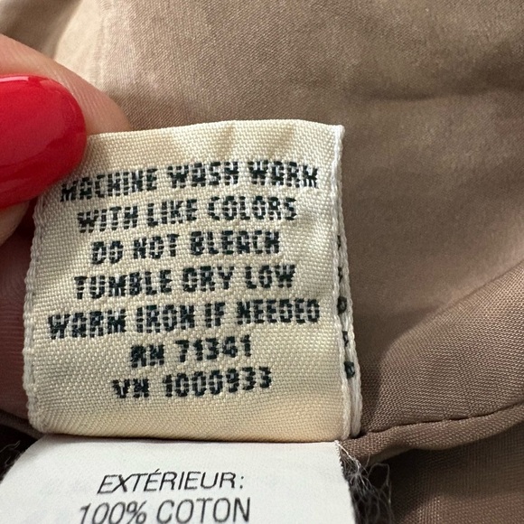 L.L. Bean Cotton Brown Plaid A-Line Mini Skirt with Pockets, Side Buckle Detail - Picture 7 of 13